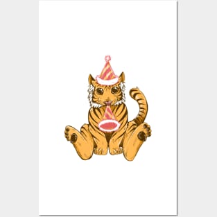 Birthday Tiger Posters and Art